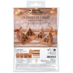 Kit diy - calendrier de l'avent berlingots en kraft - graine cr�ative - mondial tissus