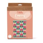 Kit diy canevas - fleurs de lotus - graine crative - mondial tissus