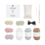 Kit diy - crochet doudou arc - en - ciel ricorumi - rico design - rico design - mondial tissus