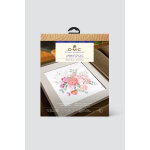 Kit diy point de croix bouquet fraicheur - dmc - dmc - mondial tissus