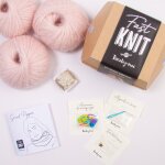 Kit diy tricot - fast knit snood pipper nude platine sans aiguilles - tricotez - moi - mondial tissus ...