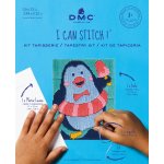 Kit enfant le pingouin tapisserie point lanc - mondial tissus