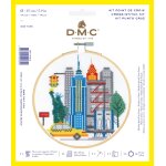 Kit point de croix dmc new - york - dmc - mondial tissus