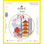 Kit point de croix dmc tokyo - dmc - mondial tissus