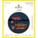 Kit point de croix motel route 66 dmc - dmc - mondial tissus