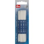 Lacets plats 8 x 90cm, blanc - prym - mondial tissus