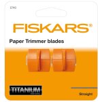 Lames titanium pour massicot coupe droite x2 - fiskars - fiskars - mondial tissus
