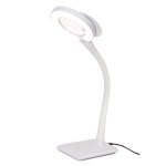 Lampe loupe led de bureau - purelite - mondial tissus
