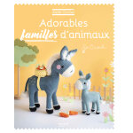 Livre atelier crochet - adorables familles d�animaux - mondial tissus