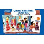 Livre cartes paillet�es a broder - le studio de mode - mondial tissus