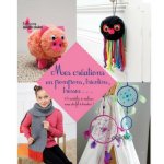 Livre mes crations en pompons tricotins tresses - mondial tissus