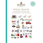 Livre diagramme dmc - id�es � broder sp�cial enfants - dmc - mondial tissus