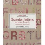 Livre grandes lettres au point de croix - mondial tissus