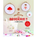 Livre je dcouvre la broderie + de 20 modles - mondial tissus