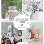 Livre jouets et doudous � coudre - editions marie claire - mondial tissus