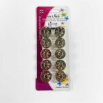 Lot de 10 canettes m�tallique pour bernina cb1008 et 1130 - mondial tissus