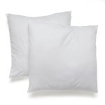 Lot de 2 oreillers microfibre - mondial tissus