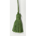 Lot de 4 minis pompons vert pesto 8 cm - mt - mondial tissus