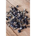 Lot de 5 boutons shiny bleu min�ral 10 mm - eglantine et zo� - mondial tissus
