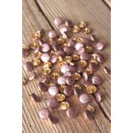 Lot de 5 boutons shiny rose perle 10 mm - eglantine et zo� - mondial tissus