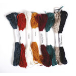 Lot 8 echevettes bourgogne 7m - graine crative - mondial tissus