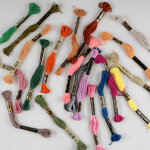 Lot surprise 20 fils moulin dmc - dmc - mondial tissus