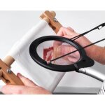 Loupe sautoir lampe led avec pied et cordon - mondial tissus