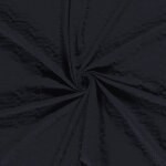 Maille jacquard fine effet tricot bleu marine - mondial tissus