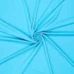Maille lycra stretch maillot de bain unie bleu ciel - mondial tissus