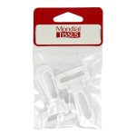 Mousquetons blanc plastique 25 mm - mt - mondial tissus