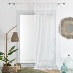 Moustiquaire � nouettes 140x280cm blanc - mt - mondial tissus