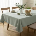 Nappe rectangle 150x250 countryside vert d'eau - mt - mondial tissus