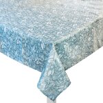 Nappe rectangle gravure kaki 150x250cm - mt - mondial tissus