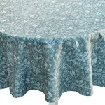 Nappe ronde gravure kaki dia - mt - mondial tissus