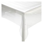 Nappe transparente toile cire cristal - mondial tissus