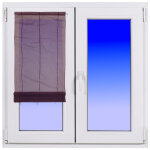 Paire de vitrage �tamine d�coupe laser framboise 60x90 cm - mondial tissus