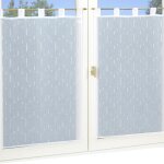 Paire de vitrages �tincelle blanc - mt - mondial tissus