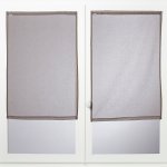 Paire de voilages mmoire beige uni - mondial tissus