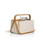 Panier de rangement  ; canvas & bamboo ; - prym - mondial tissus