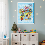 Panneau calendrier de l'avent pat patrouille - mt - mondial tissus