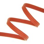 Passepoil simili - cuir terracotta 10 mm - mt - mondial tissus