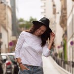 Patron blouse  plis violette 34 au 52 - maison fauve - maison fauve - mondial tissus