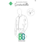 Patron l'irrsistible blouson teddy - les bg - bg - mondial tissus