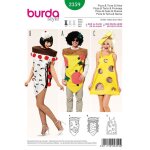 Patron burda 2359 - dguisement pizza, tarte et fromage - burda - mondial tissus