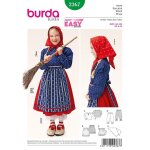 Patron burda 2367 - dguisement sorcire enfant - burda - mondial tissus