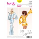 Patron burda 2373 - dguisement femme disco annes 70 - burda - mondial tissus