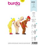 Patron burda 2425 - dguisement enfant poussin poule - burda - mondial tissus