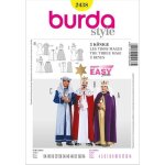 Patron burda 2438 historique les rois mages 4  14 ans - burda - mondial tissus