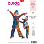 Patron burda 2448 - dguisement enfant clown - burda - mondial tissus