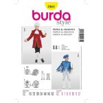 Patron burda 2461 - dguisement enfant prince & mozart - burda - mondial tissus